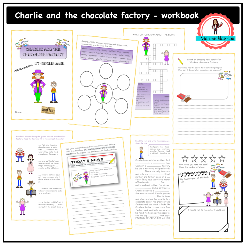 Charlie and the chocolate factory – workbook