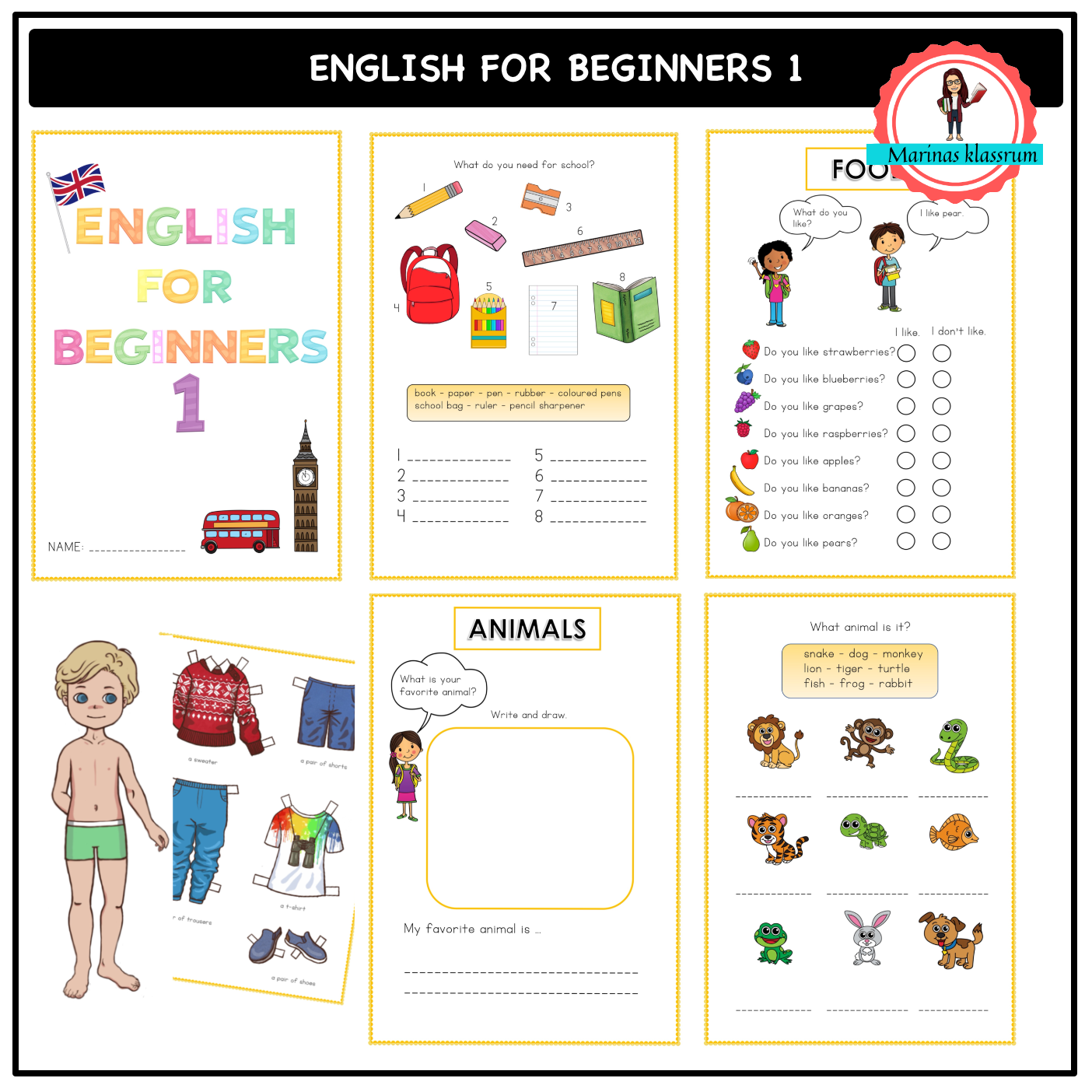 English for beginners 1