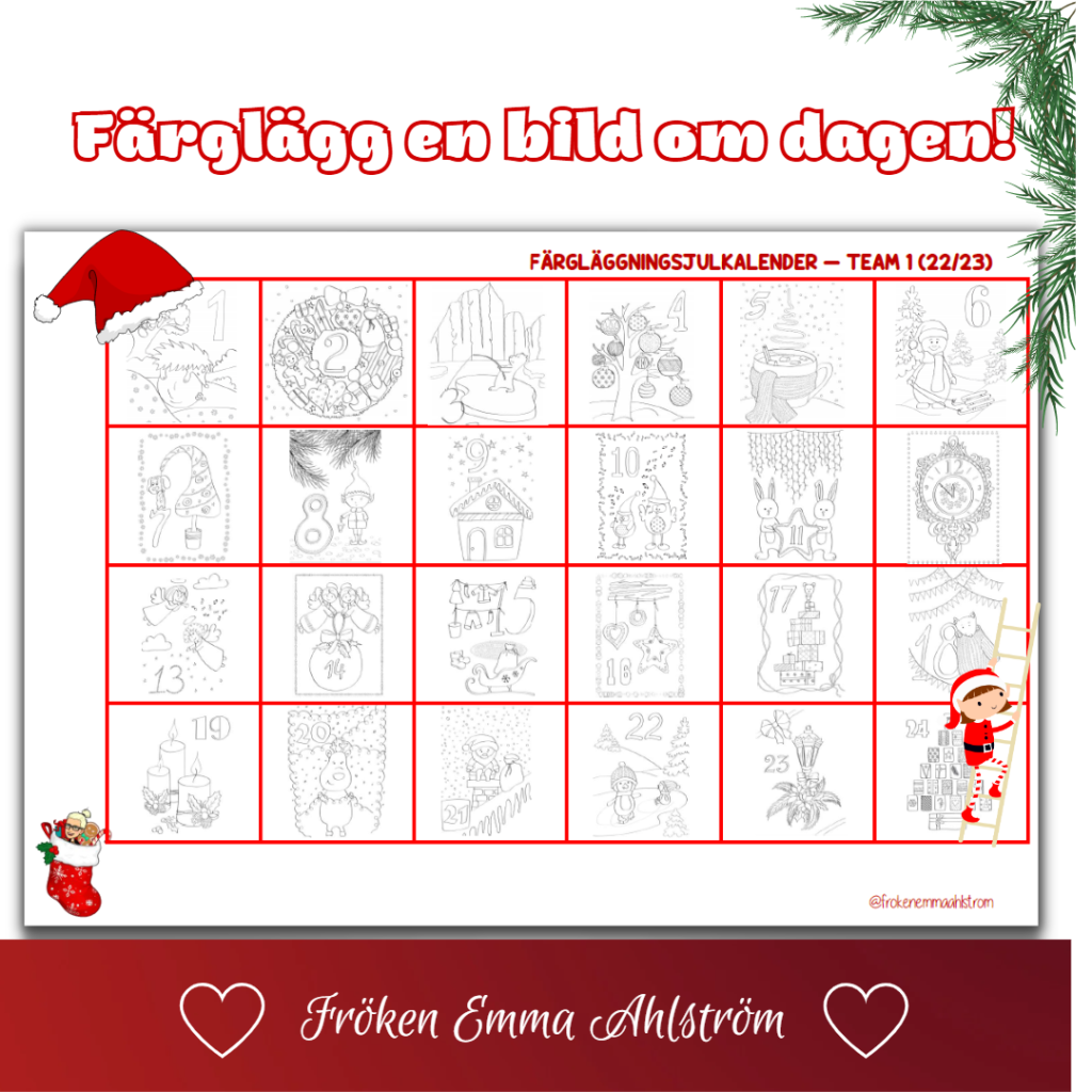 FÄRGLÄGG EN BILD OM DAGEN