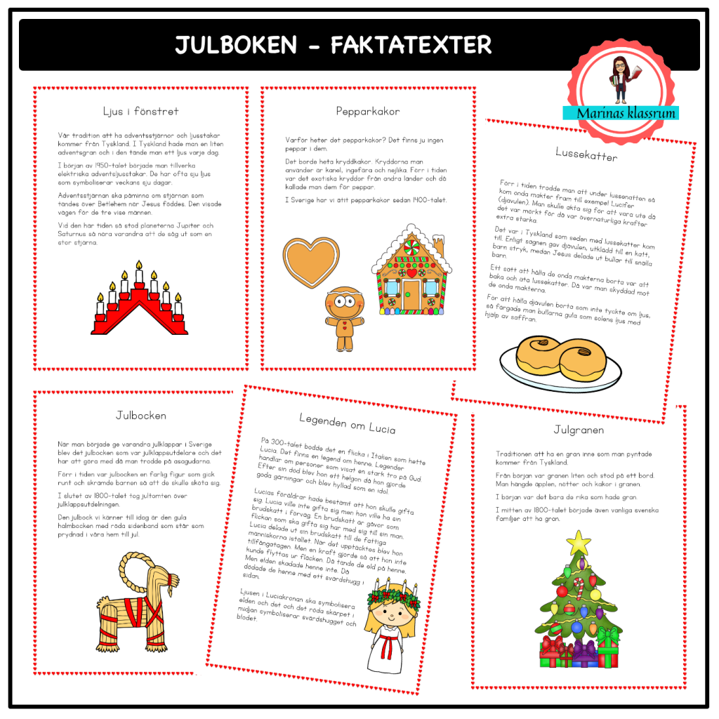 Julboken – faktatexter
