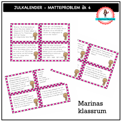 Julkalender - matteproblem åk 4