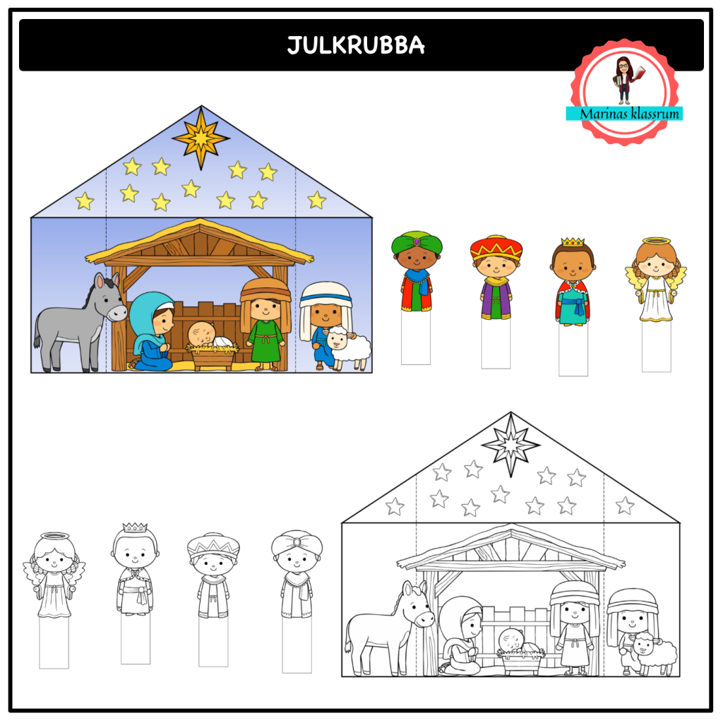 Julkrubba 2 – julpyssel