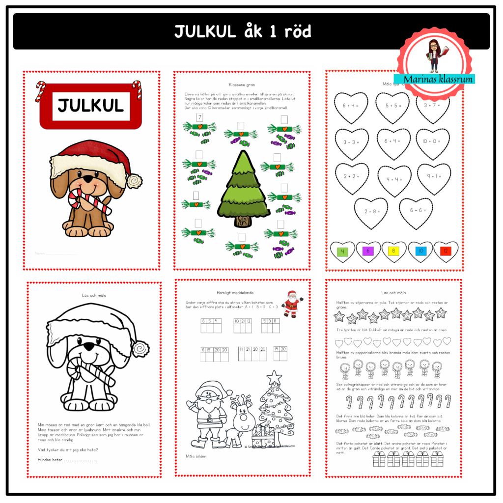Julkul åk 1 – röd