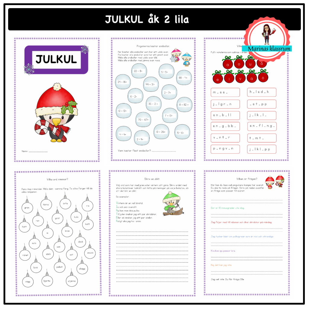 Julkul åk 2 – lila