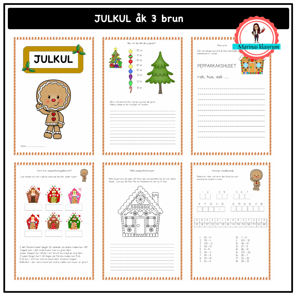 Julkul åk3 – brun