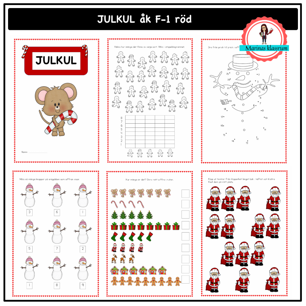 Julkul åk F-1 – röd