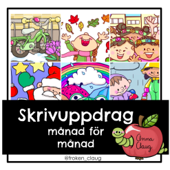 Skrivuppdrag månad för månad