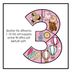 Lekfulla sifferskyltar 1-10 - bild 2