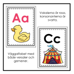 Väggalfabet (svarta kanter) - bild 2