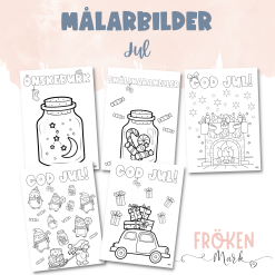 Målarbilder - Jul