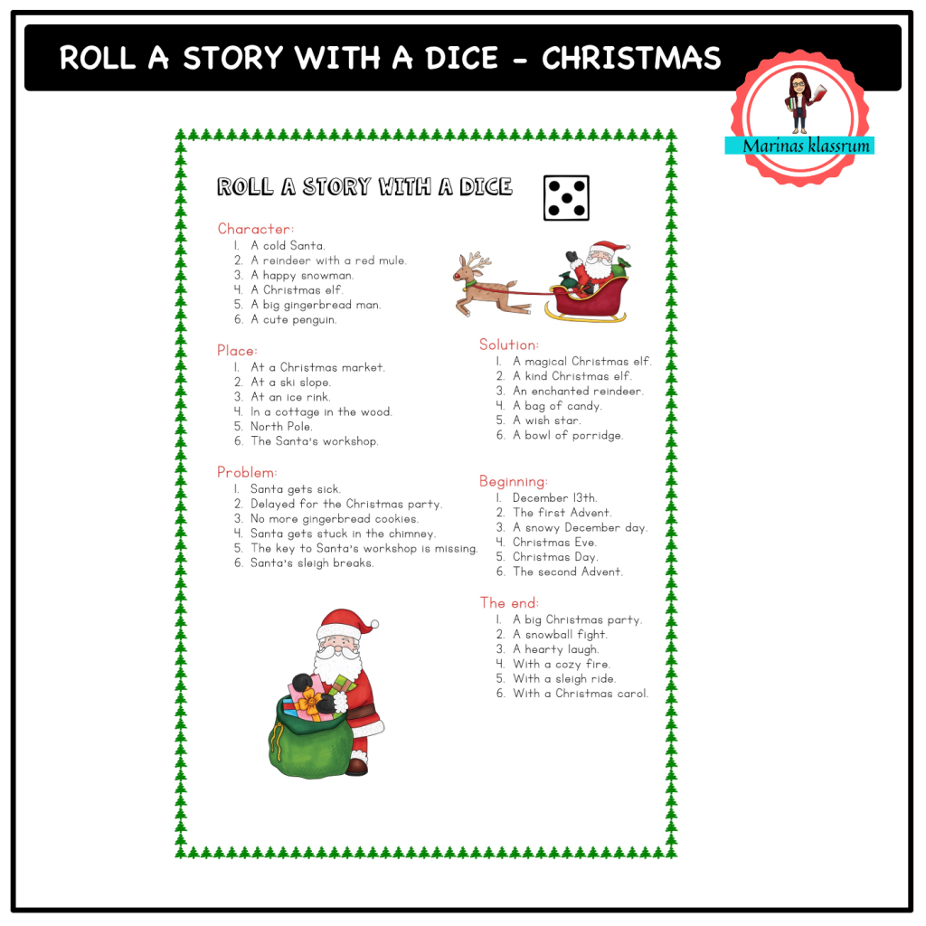 Roll a Christmas story