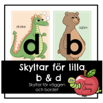 Skyltar för lilla b & d - bild 1