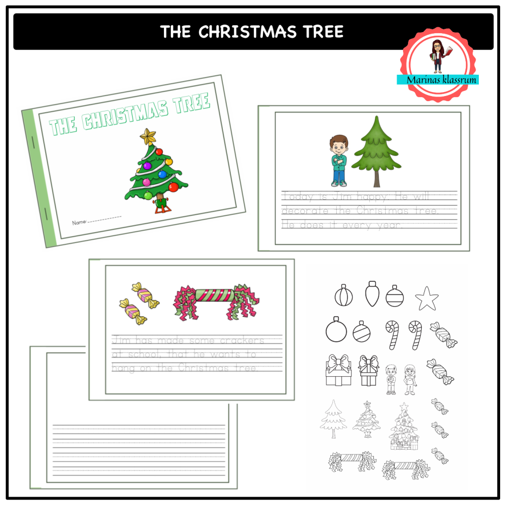 A mini book – The Christmas tree