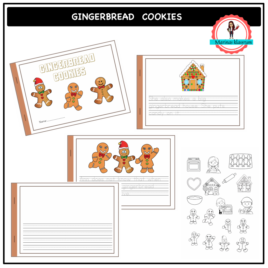 A mini book – The Gingerbread cookies