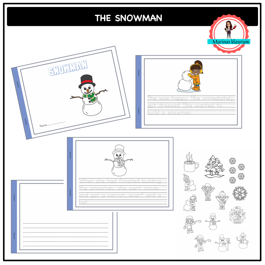 A mini book – The Snowman