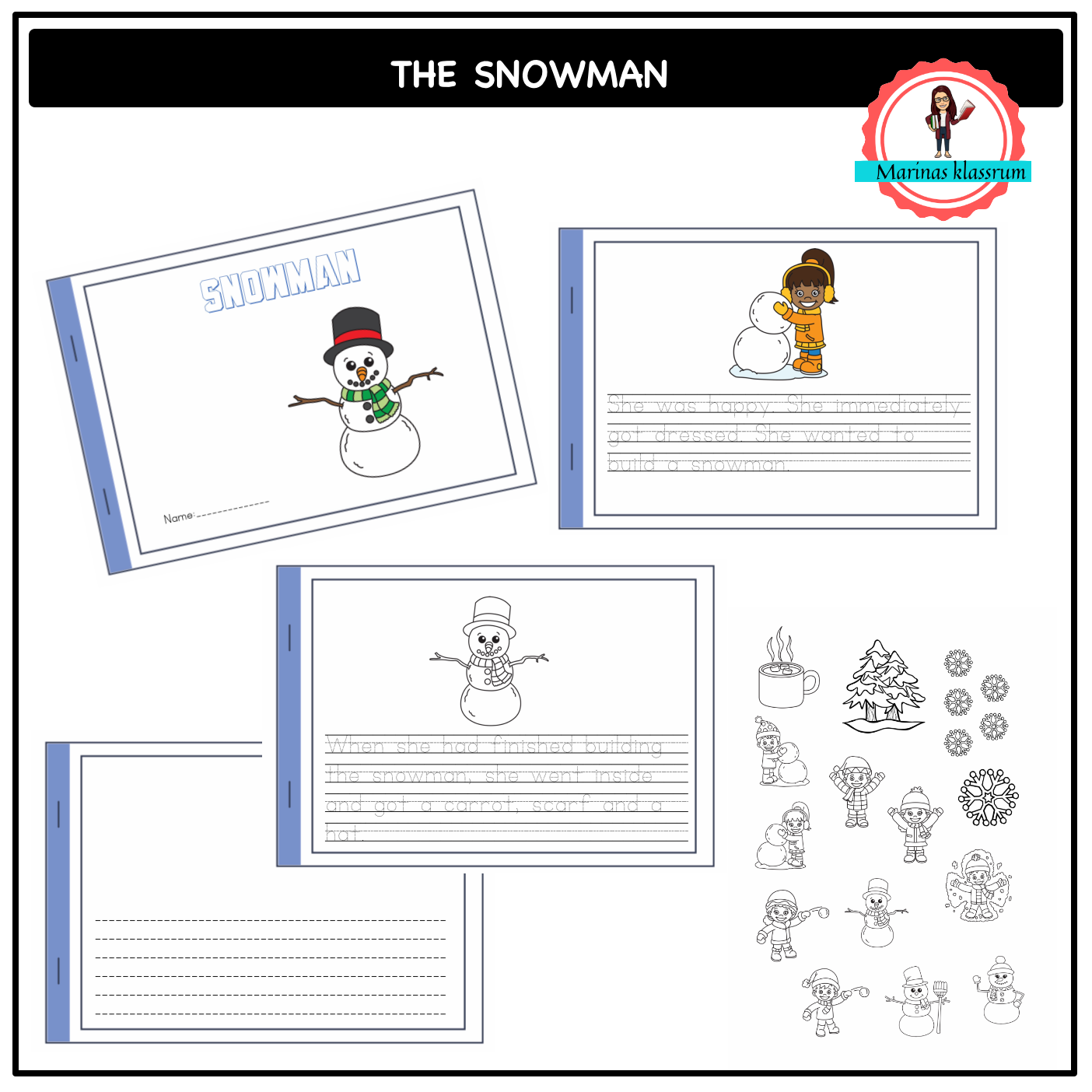 A mini book - The Snowman