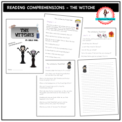 The Witches by Roald Dahl - reading comprehensions