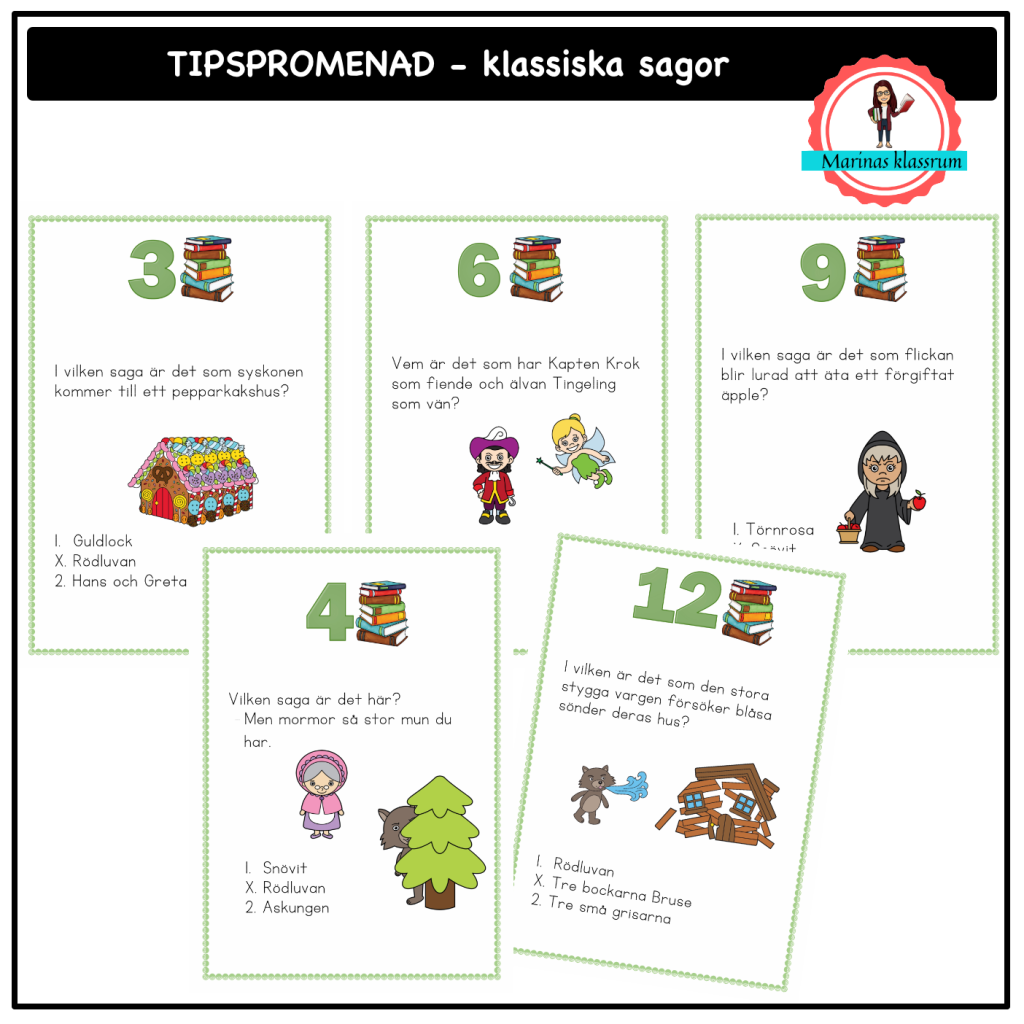 Tipspromenad – klassiska sagor