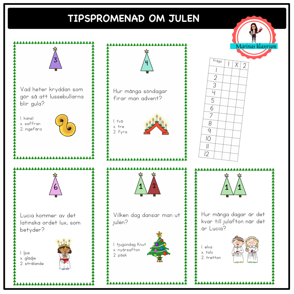 Tipspromenad om julen