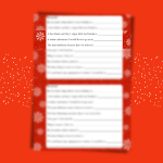 Engelska skriv- och pratkort jultema - bild 2