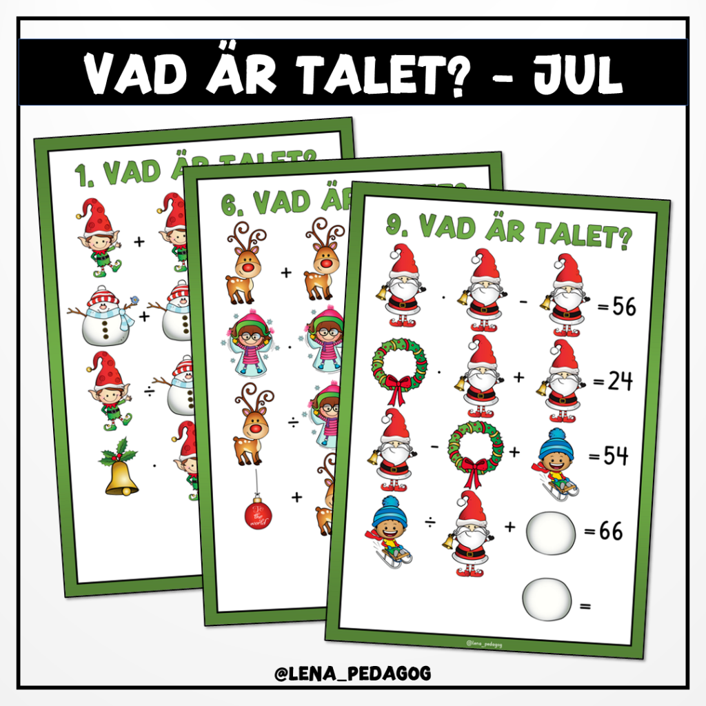 Vad är talet? – jul