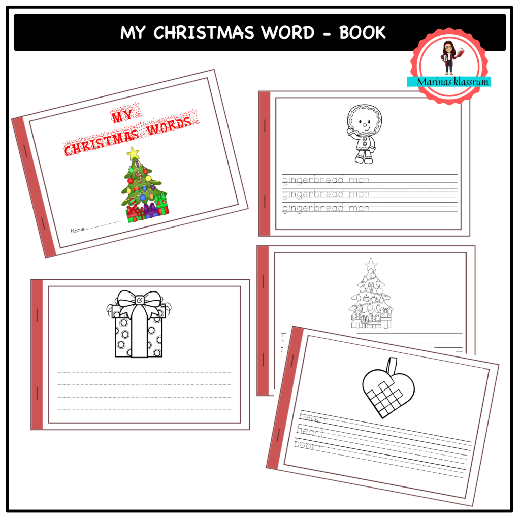 My Christmas – word book