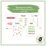 Dinosaurie-matte - bild 1