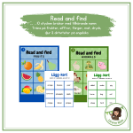Read and find (läs & lägg på engelska) - bild 1