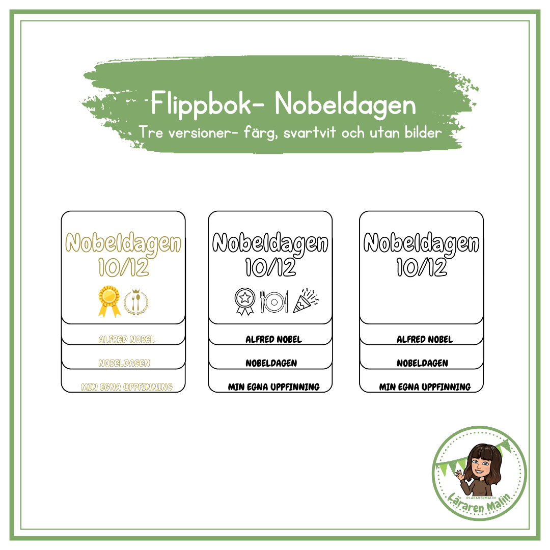 Flippbok- Nobeldagen