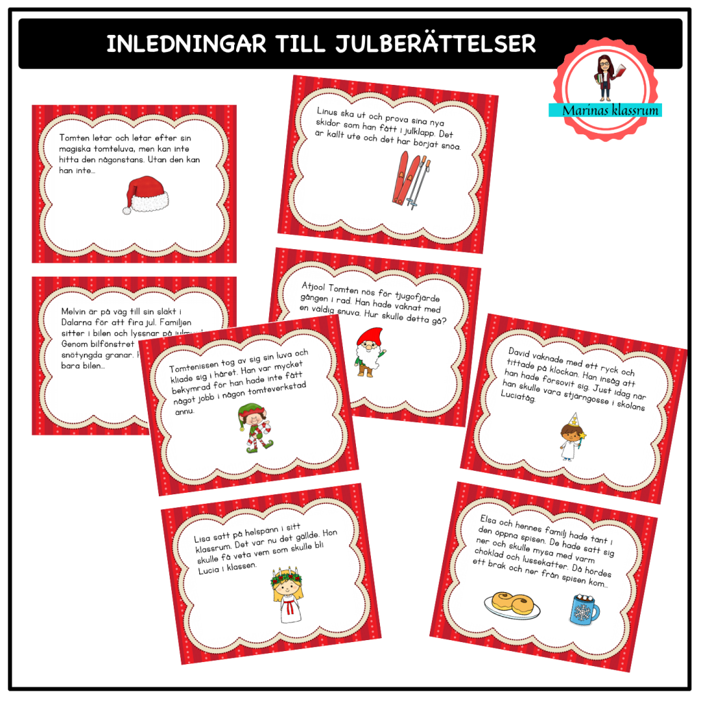 Inleda en julberättelse