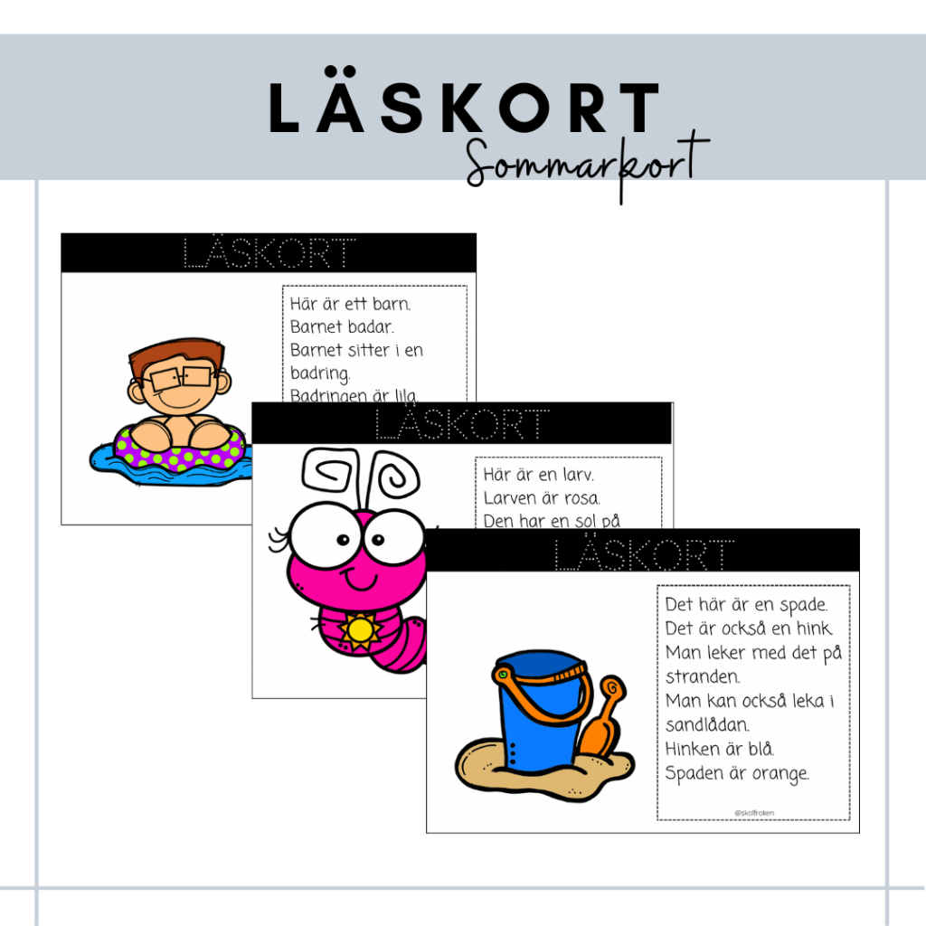 Läskort – sommar