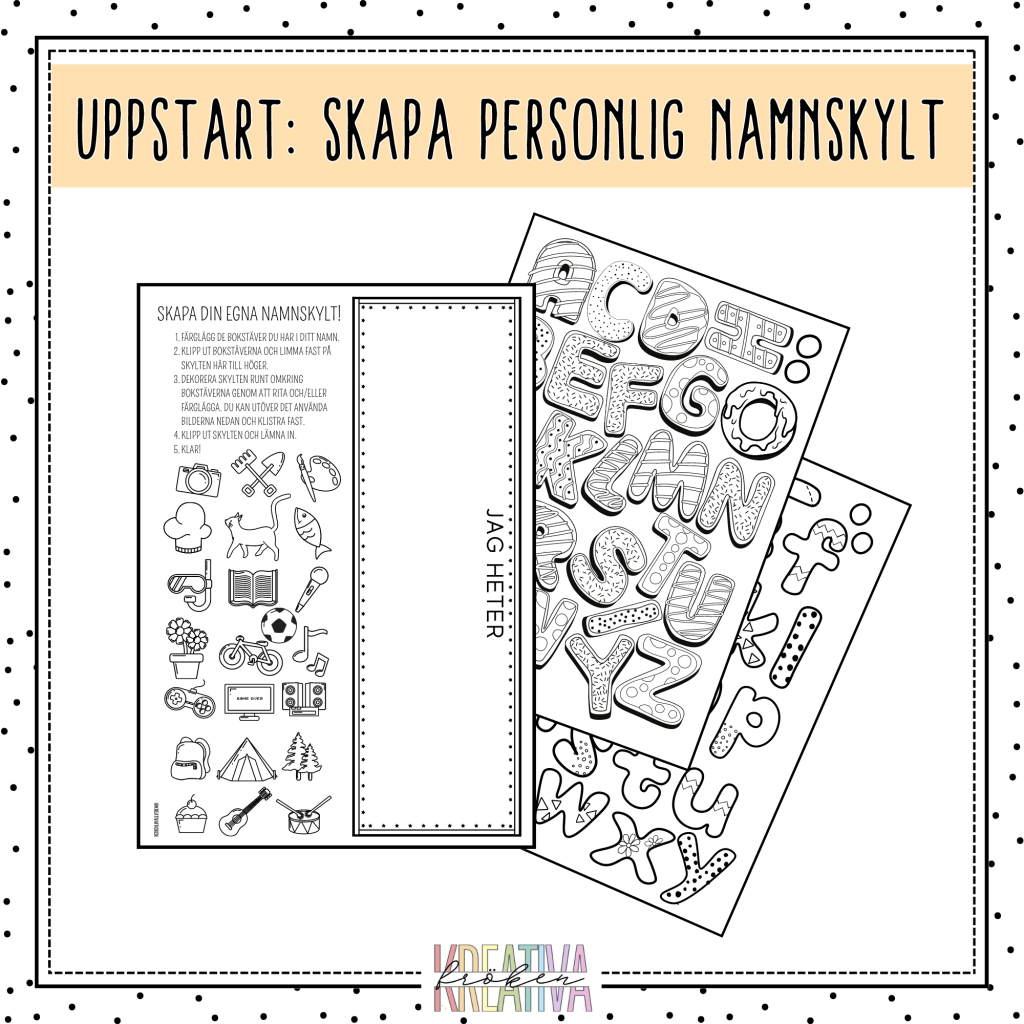 Skapa en personlig namnskylt