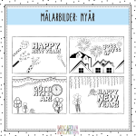 Målarbilder – nyår - bild 1