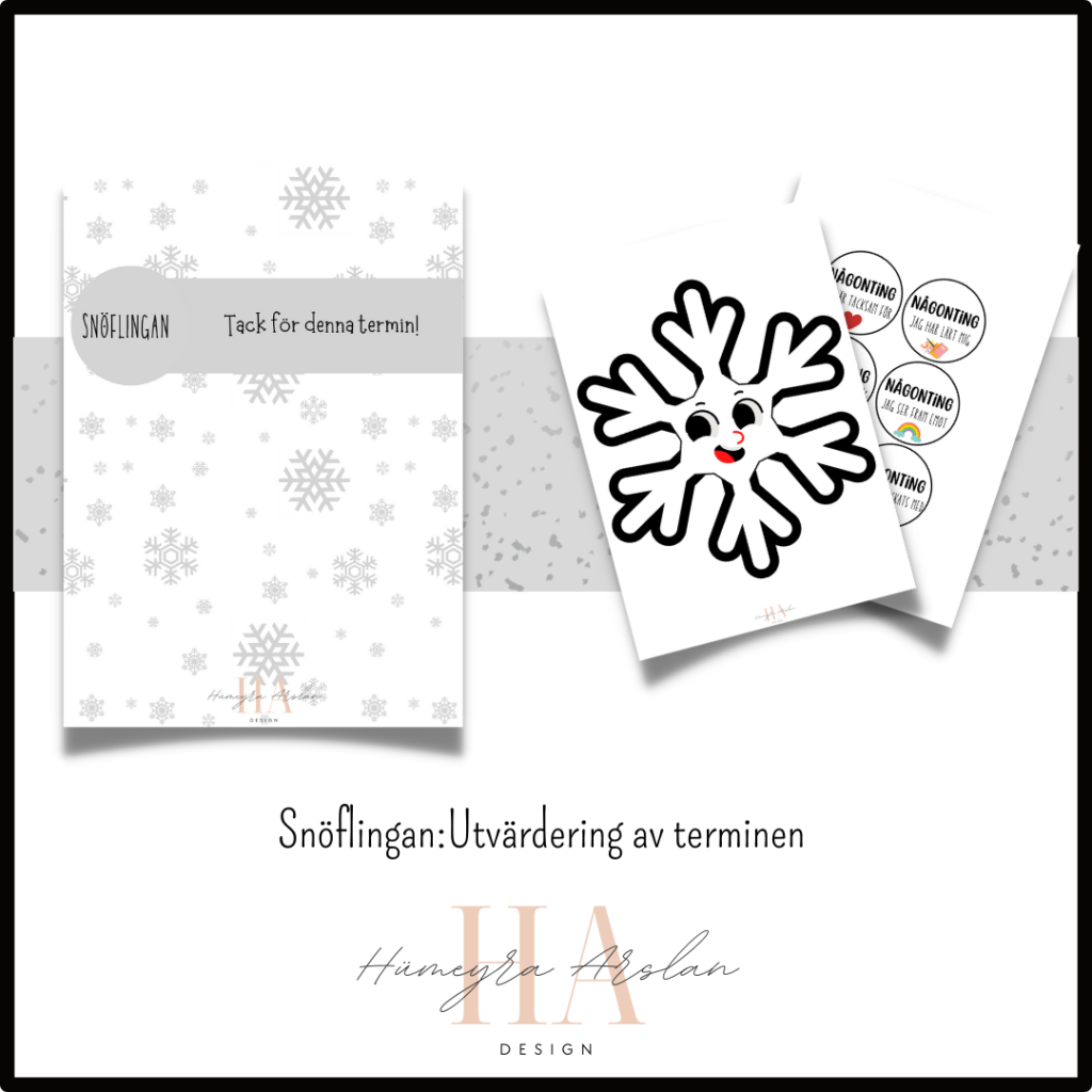 Snöflingan: Tack för denna termin!