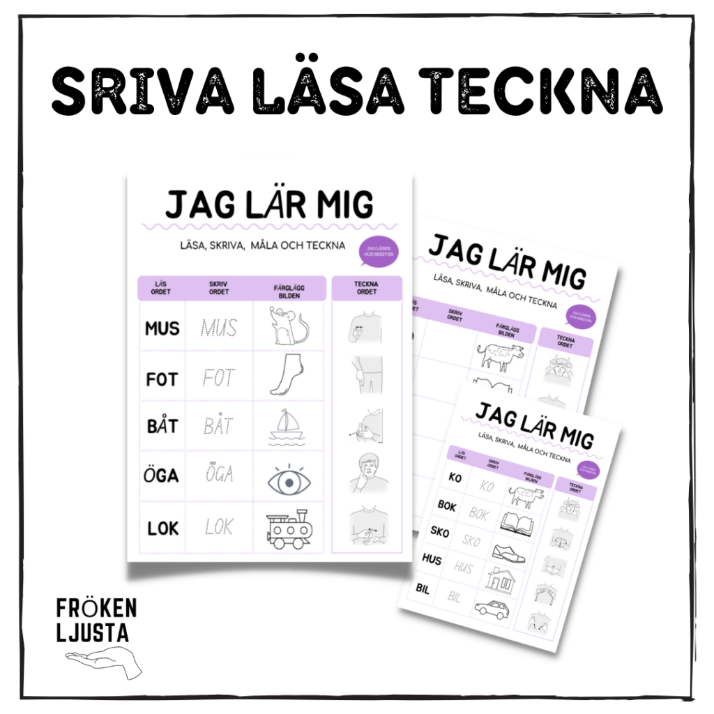 Skriv och teckna ordet