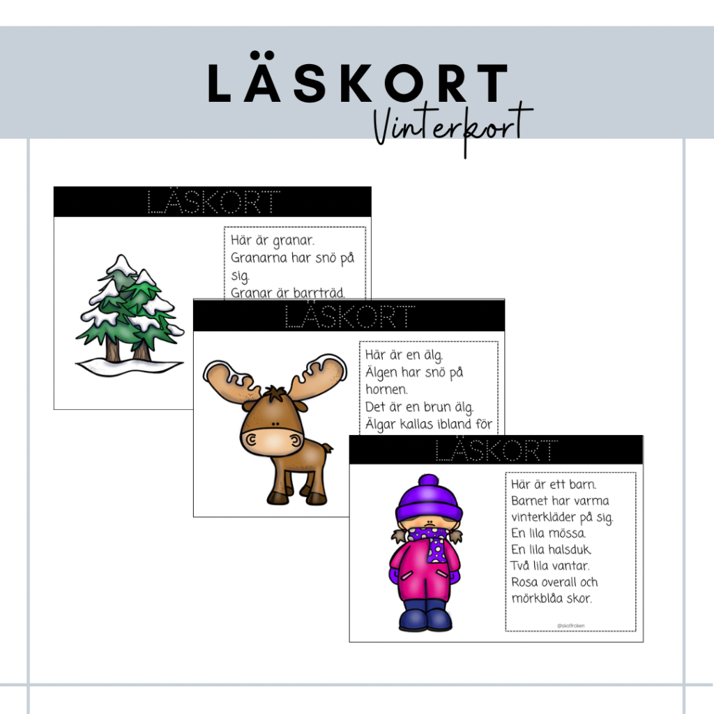 Läskort – vinter
