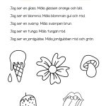 Läs och måla enkla meningar - bild 3