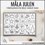 Julkalender: Färglägg julen - bild 1