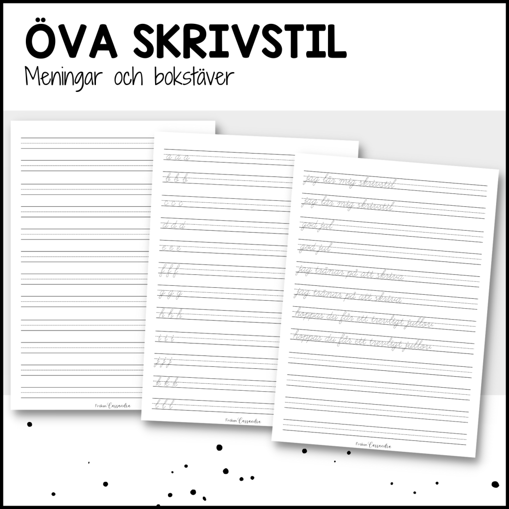 Öva skrivstil