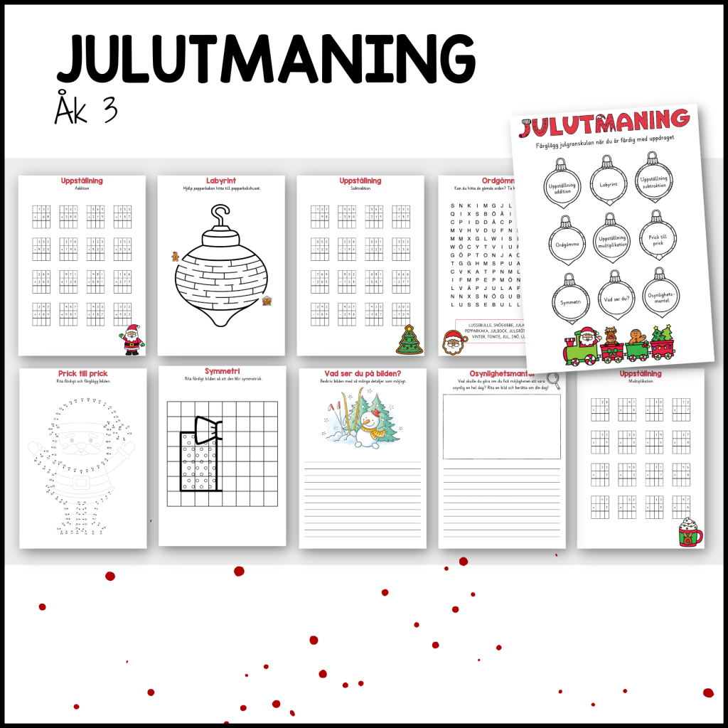 Julutmaning åk 3 2022