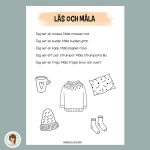 Läs och måla enkla meningar - bild 1