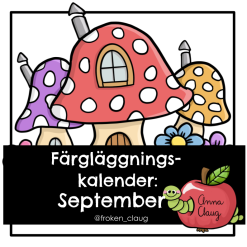 Färgläggningskalender: September
