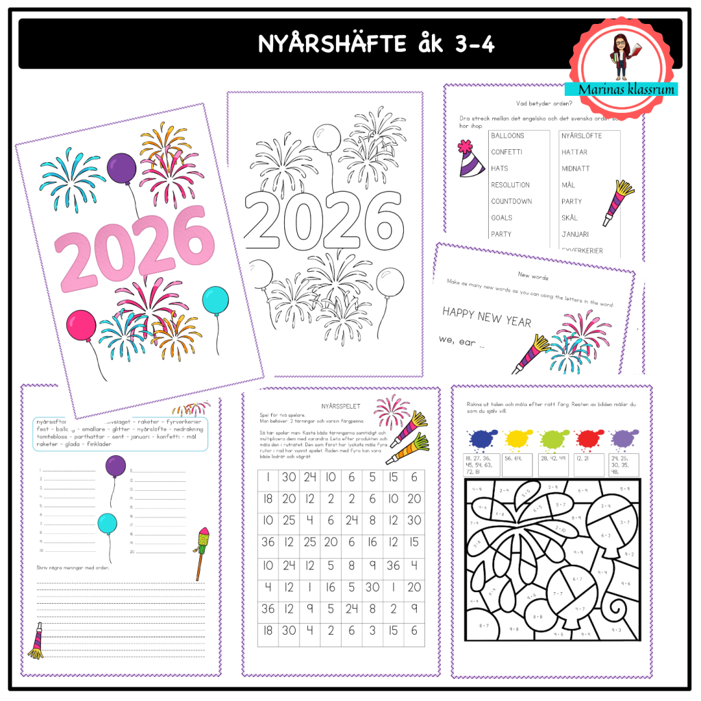 Nyårshäfte åk 3-4