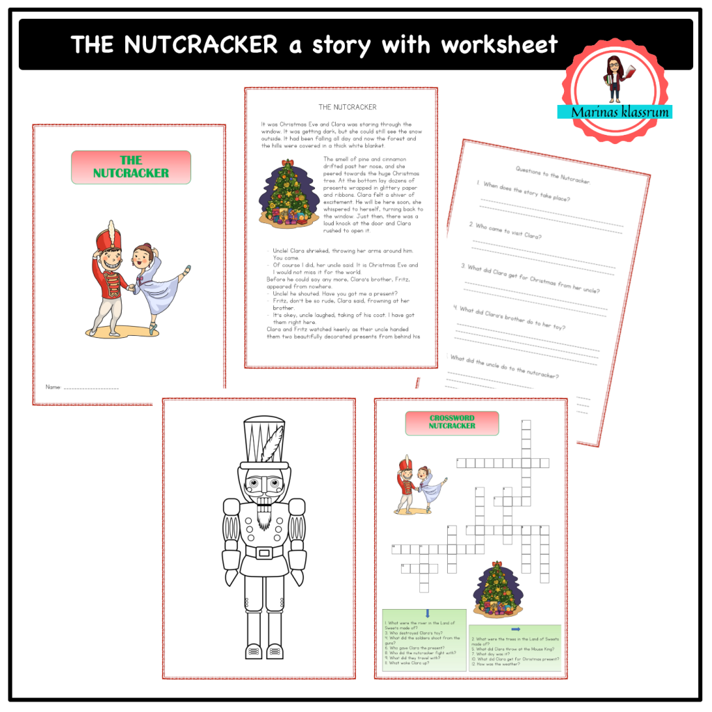 The Nutcracker – a story with worksheet