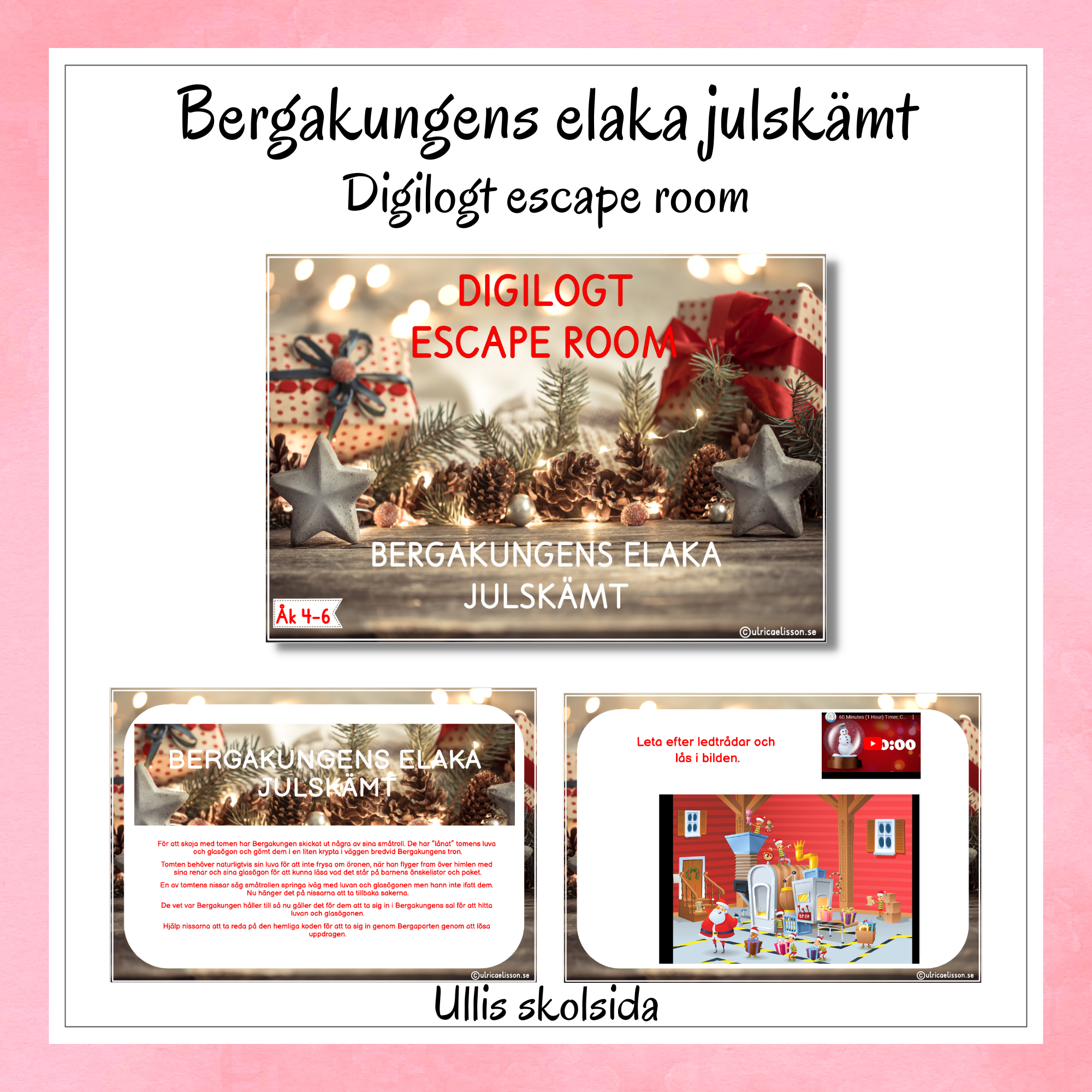 Escape room – Bergakungens elaka julskämt