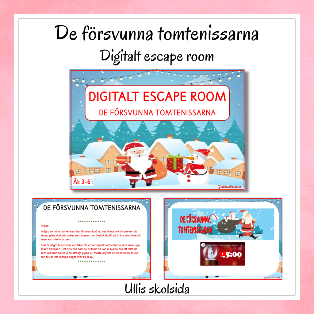 Escape Room – De försvunna tomtenissarna