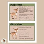 Läskort djur 2 olika nivåer med extra material - bild 1