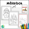 Målarbok - Julen