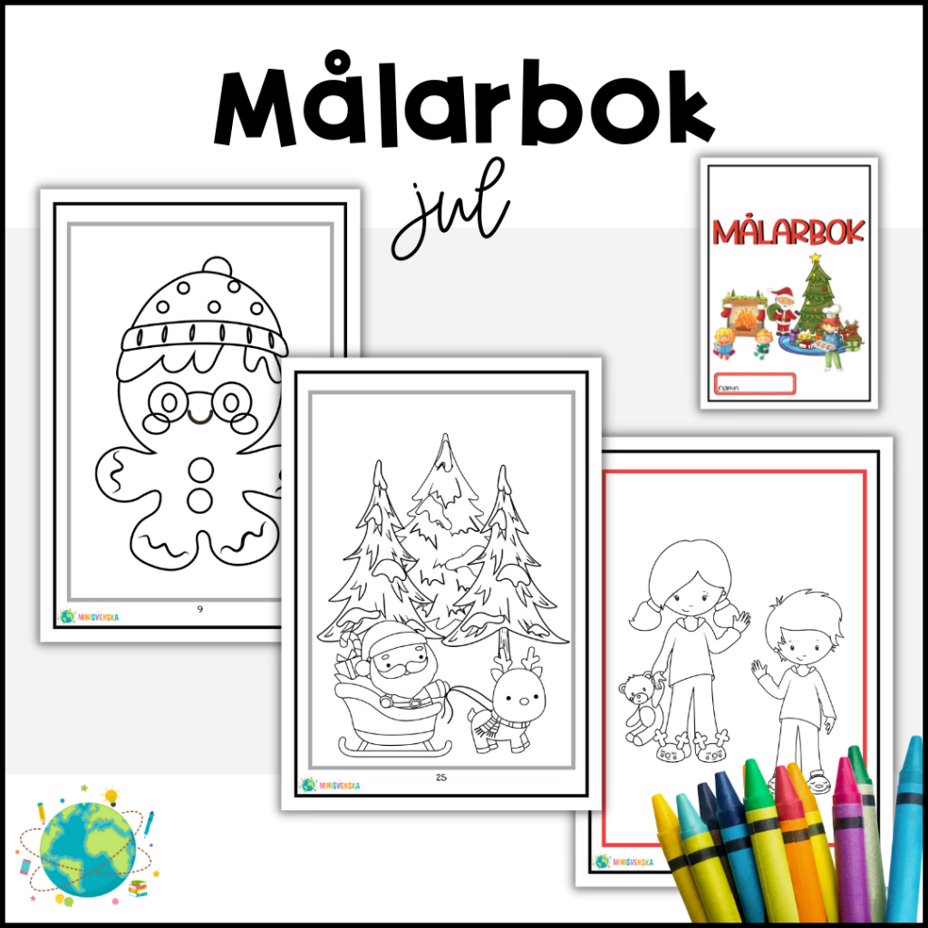 Målarbok – Julen