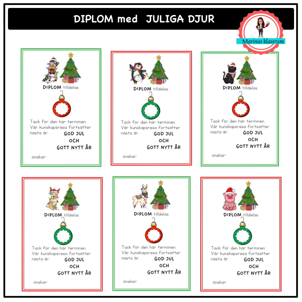 Diplom juliga djur